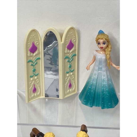 Disney Frozen Figure Lot Magiclip Elsa Ana Han Kristoff Mashem Cake Toppers - Picture 2 of 8